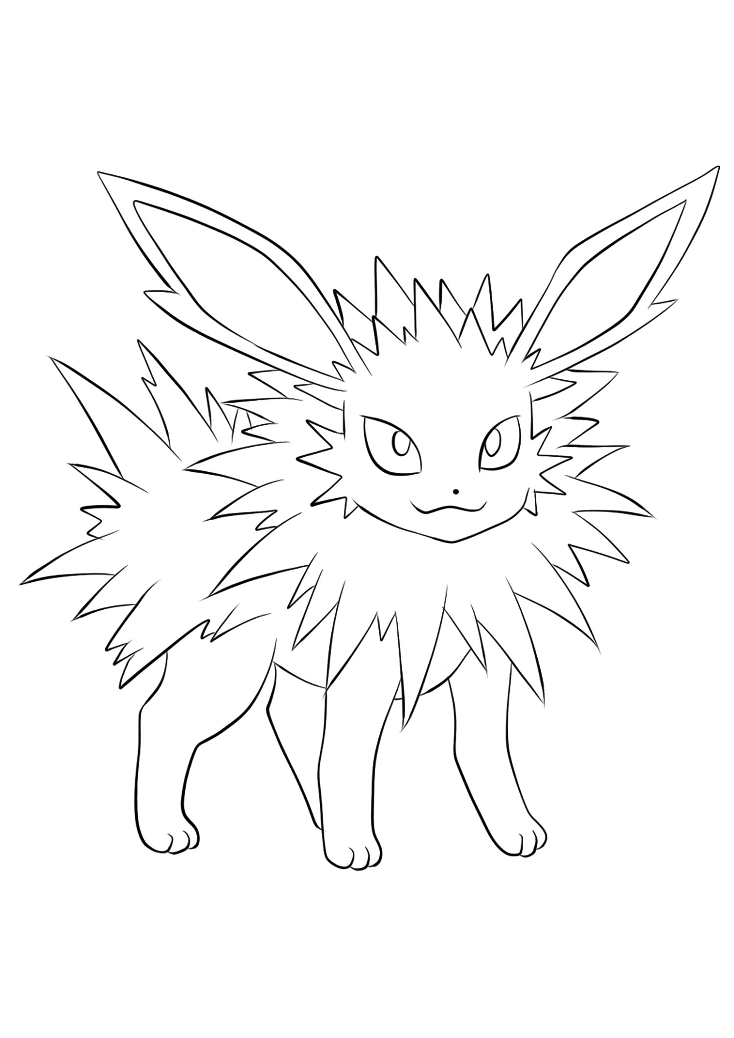 Jolteon Coloring Pages - Coloring Home