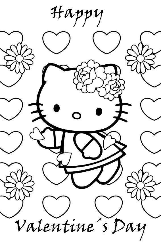 Valentine Coloring Pages Archives - gobel coloring page