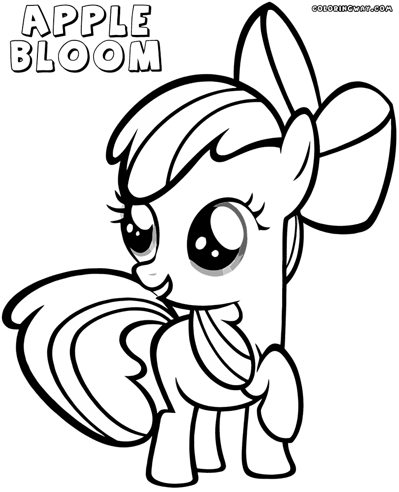 Apple Bloom coloring pages | Coloring pages to download and print