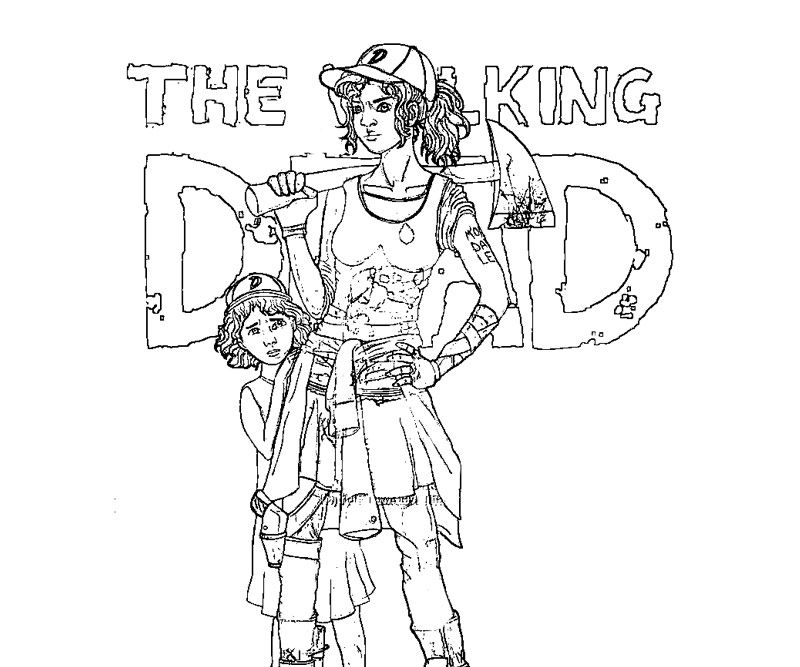 The Walking Dead Coloring Pages Coloring Home