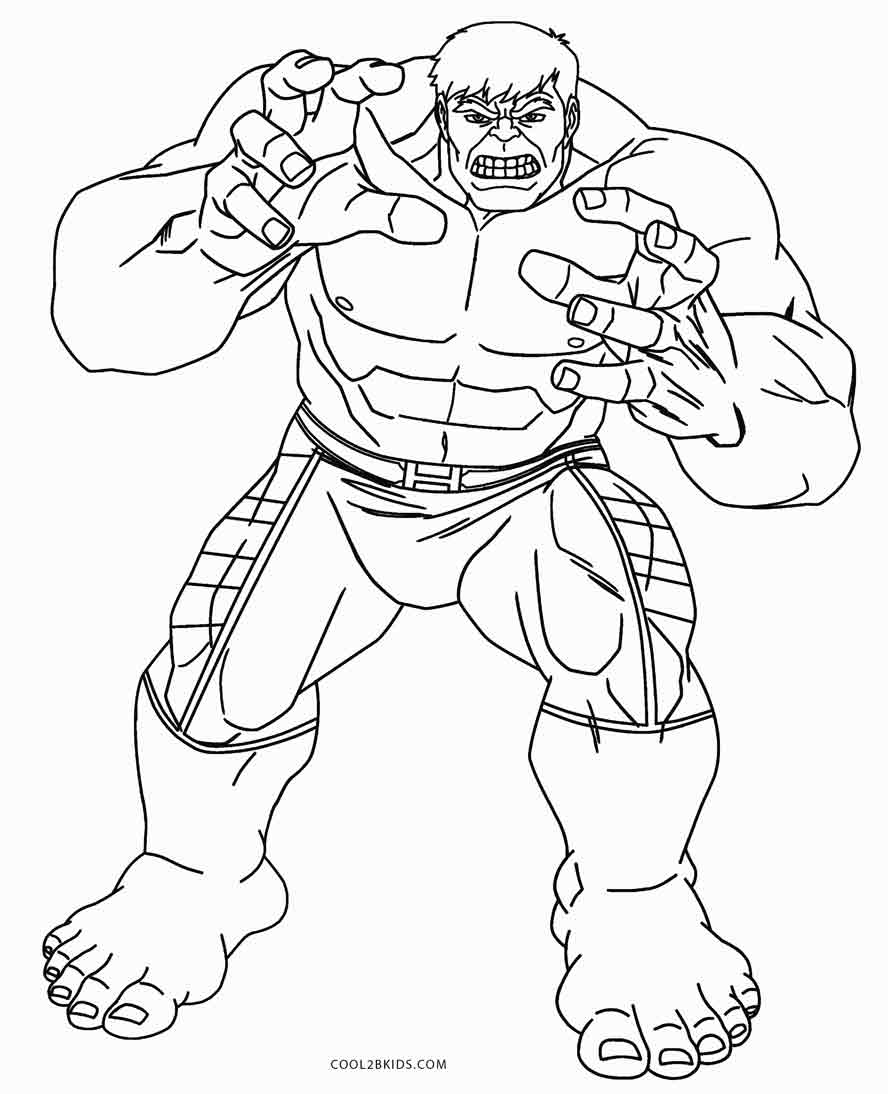 Free Printable Hulk Coloring Pages For Kids | Cool2bKids