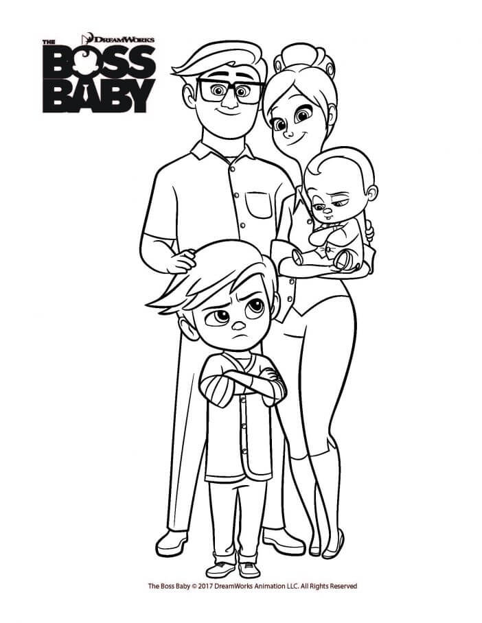 10 The Boss Baby Coloring Pages