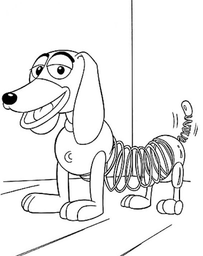Slinky Toy Story - free coloring pages | Coloring Pages