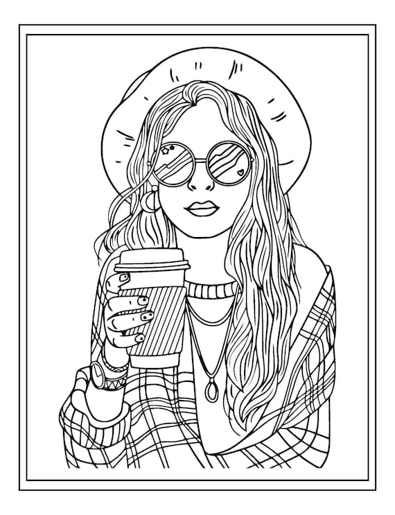 Fly Girls Coloring Pages - Etsy Finland