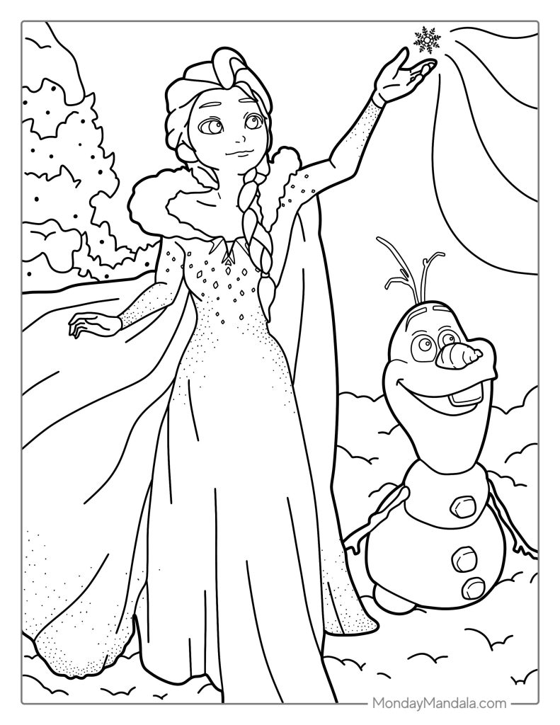 30 Elsa Coloring Pages (Free PDF Printables)