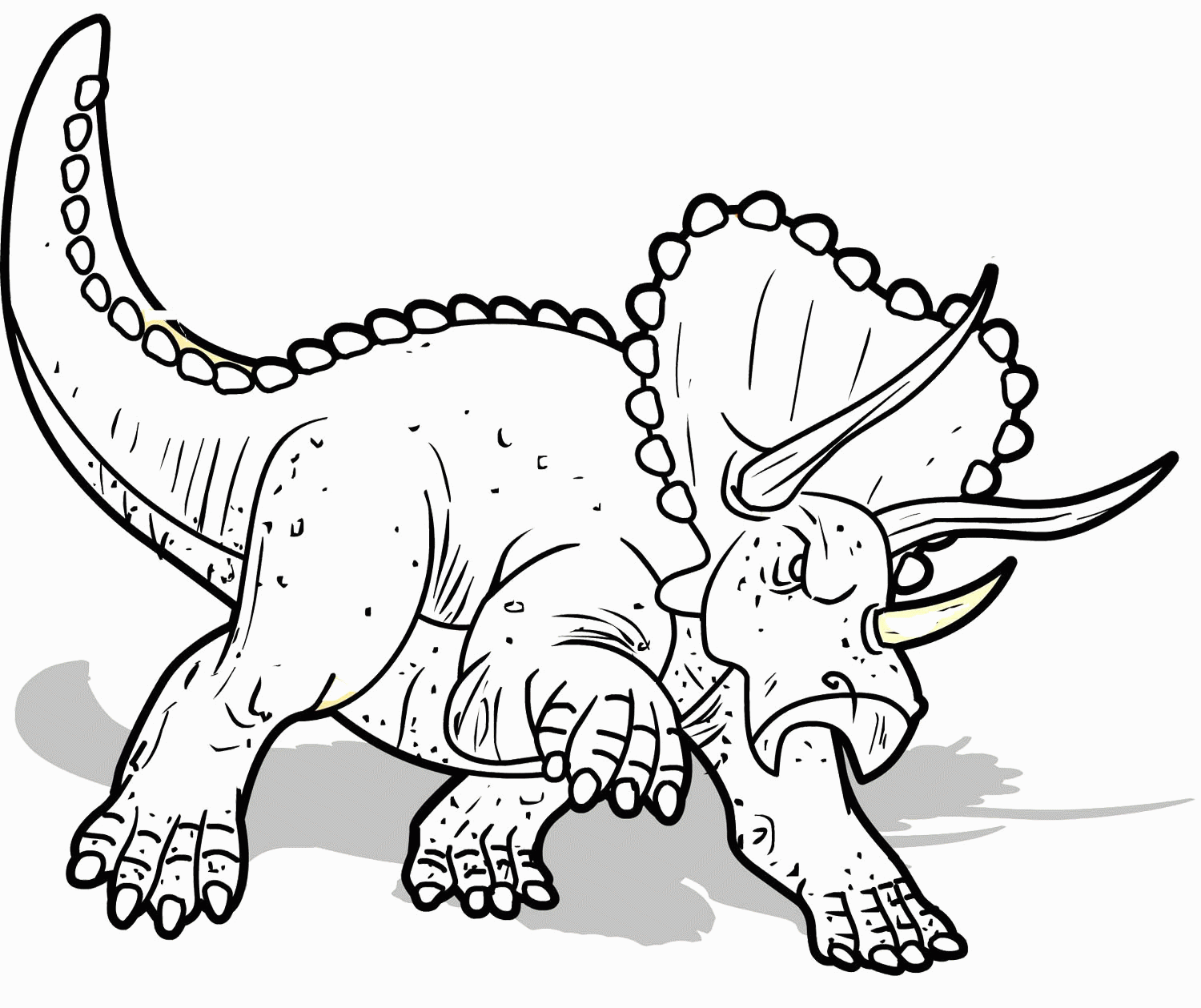 Tee Rex - Free Colouring Pages