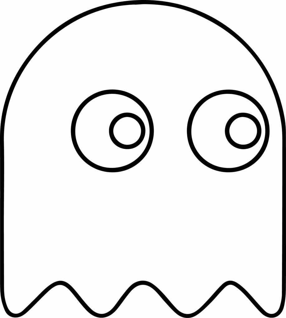 Starryshine Pac Man Ghost Coloring Pages