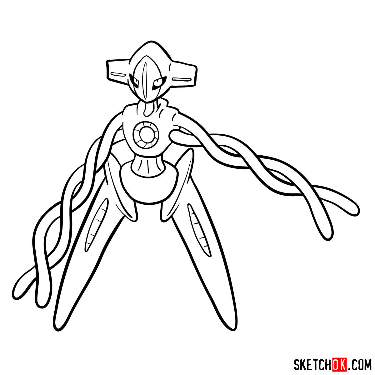 deoxys coloring pages home coloriage de noel kitty