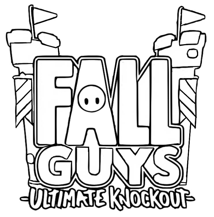 fall guys coloring pages