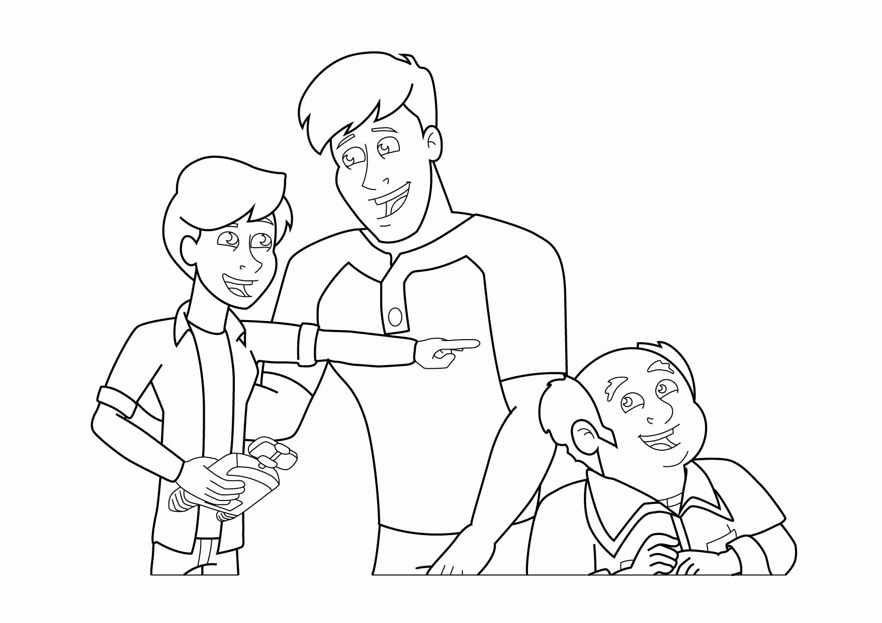 Kid Danger Coloring Pages.