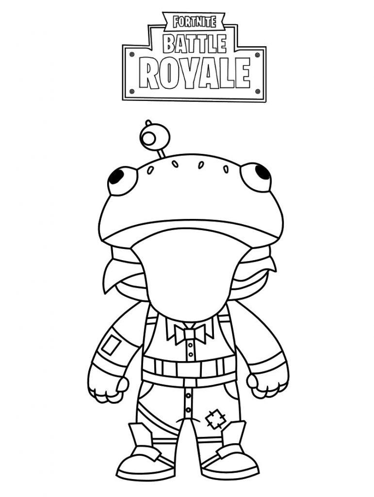 Fortnite Logo Coloring Pages   Coloring Home