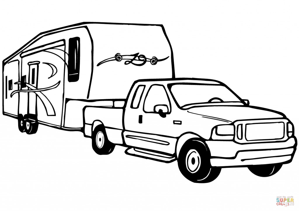 Old Ford Truck Coloring Pages Coloring Home