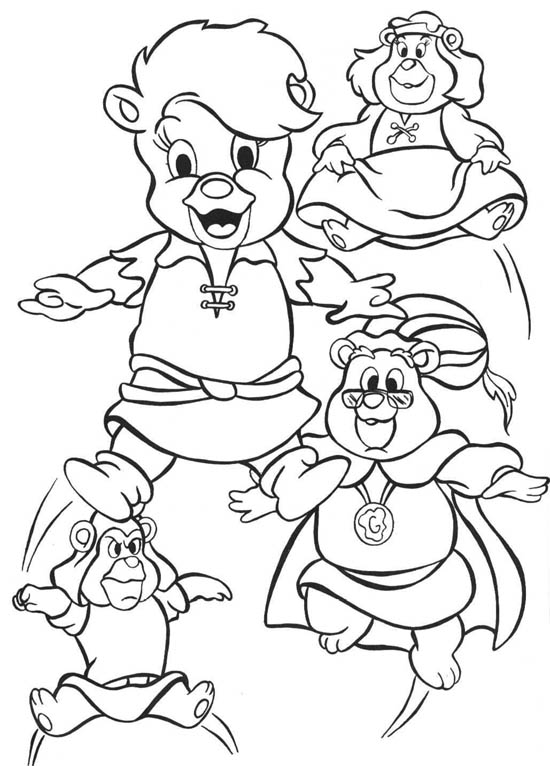 Gummy Bears Coloring Pages - Coloring Home