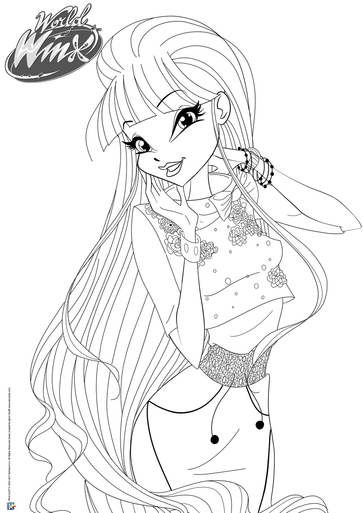 Coloring Pages : Welcome To World Of Winx Worldofwinxclub New Club ...