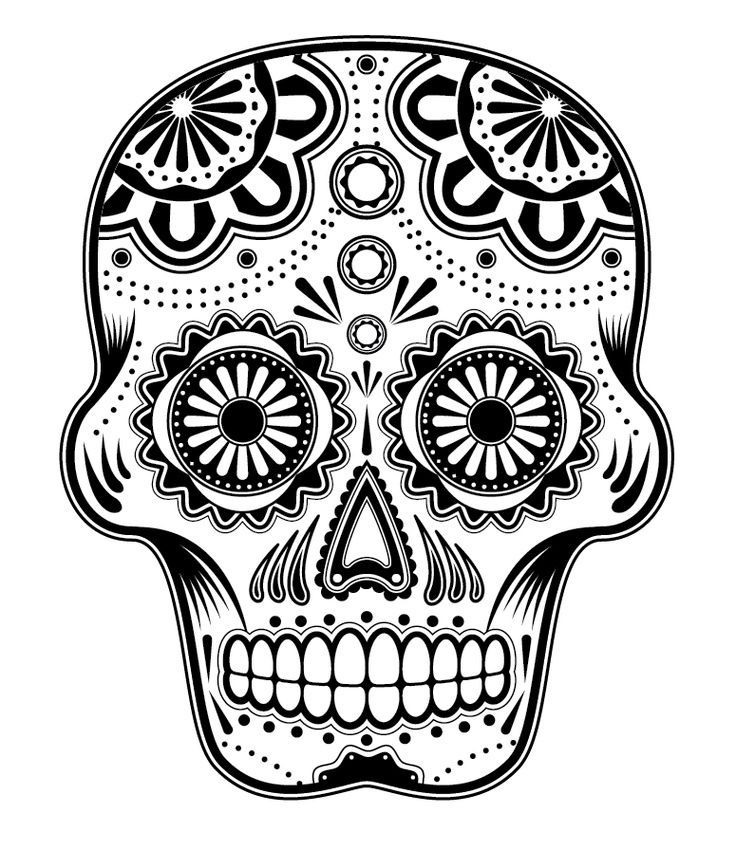 Sugar Skull Coloring Pages | Sugar Skull, Coloring ...