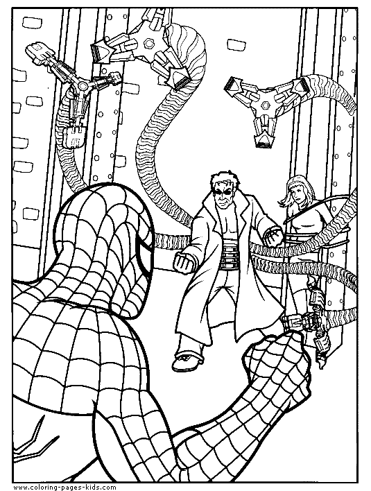 Doctor Octopus Coloring Page