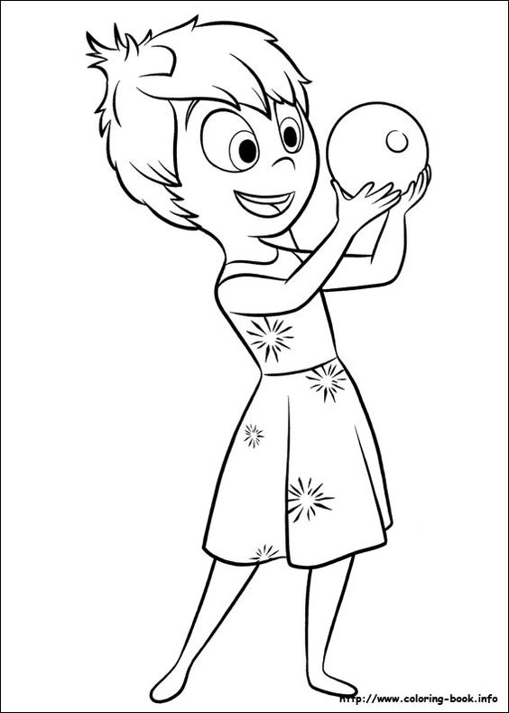 Joy - Inside Out Coloring Pages