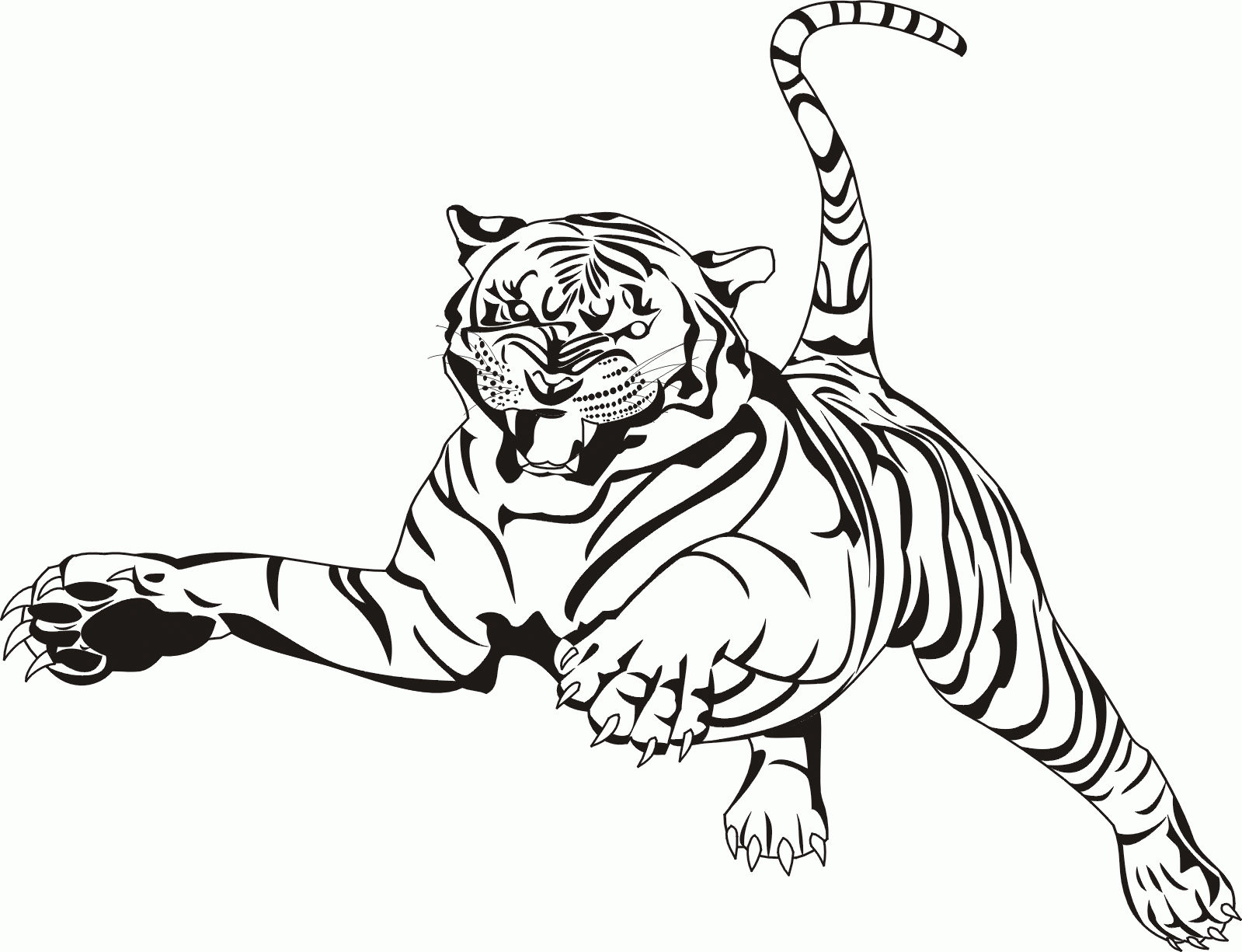 Coloring Pages Of Baby Tigers Coloring Home