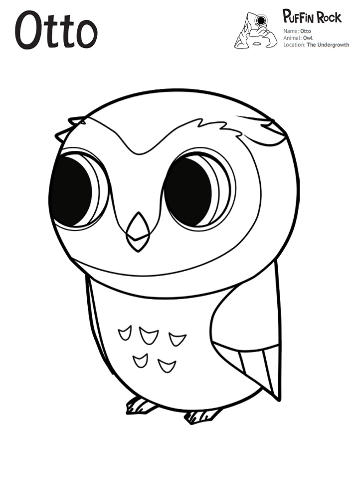 Puffin Rock Coloring Pages - Free Printable Coloring Pages for Kids