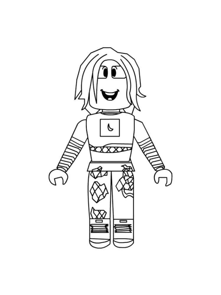 Roblox Coloring Page - Coloring Home