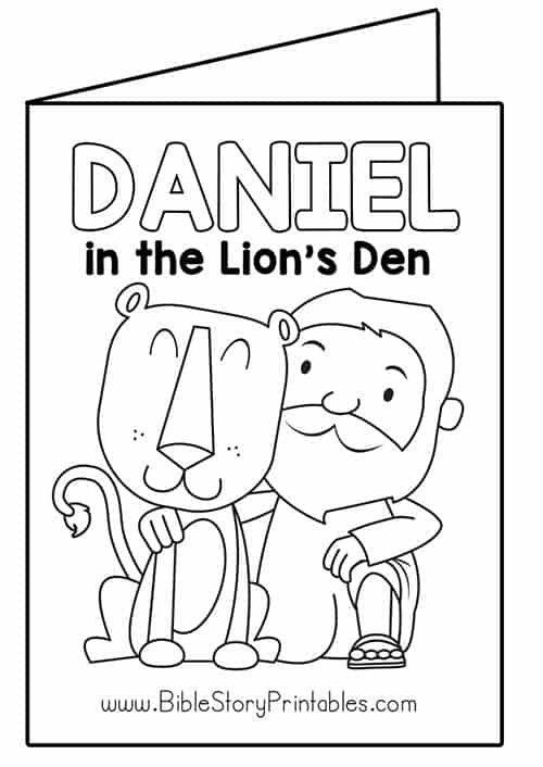 Daniel in the Lion's Den Bible Printables - Bible Story Printables