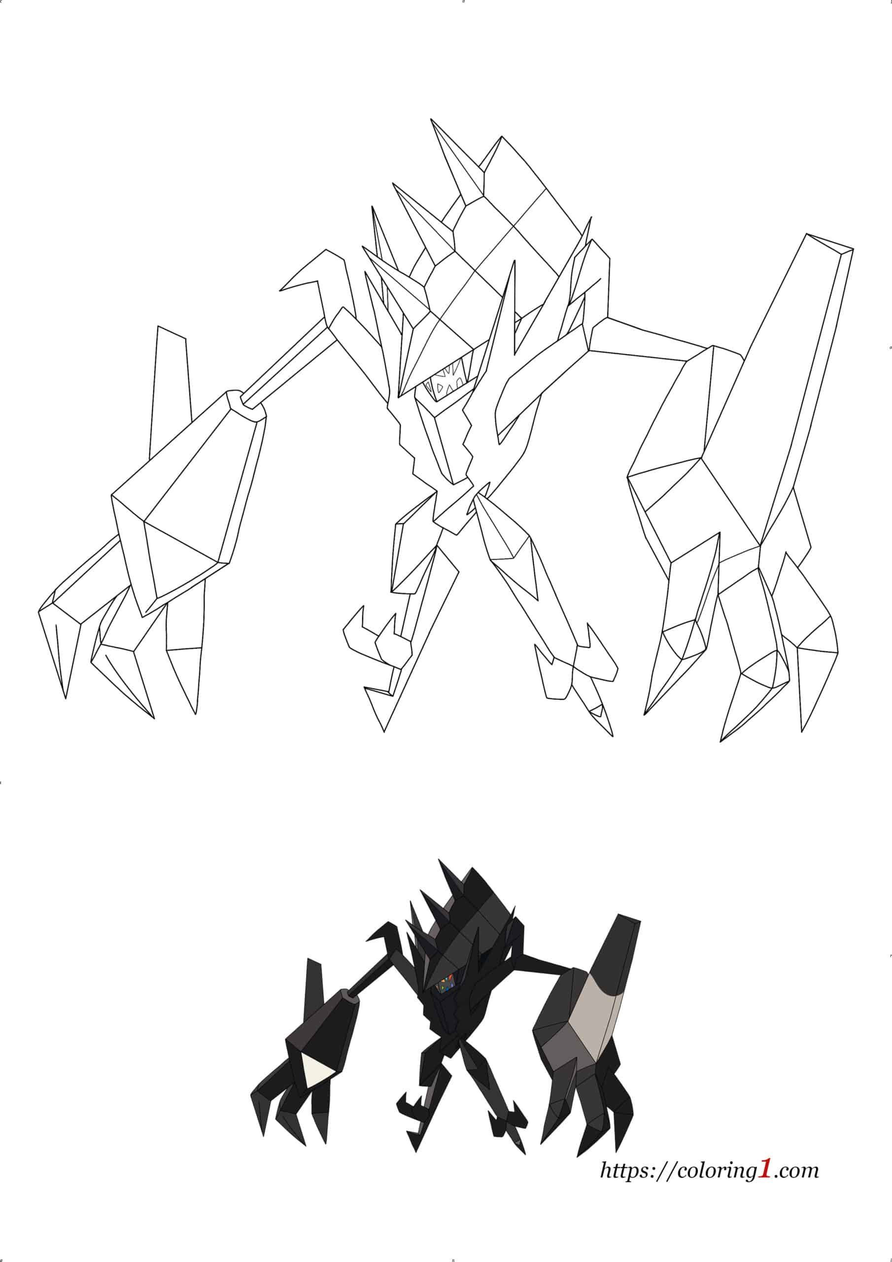 Pokemon Necrozma Coloring Pages - 2 Free Coloring Sheets (2021) | Pokemon coloring  pages, Pokemon coloring sheets, Coloring pages