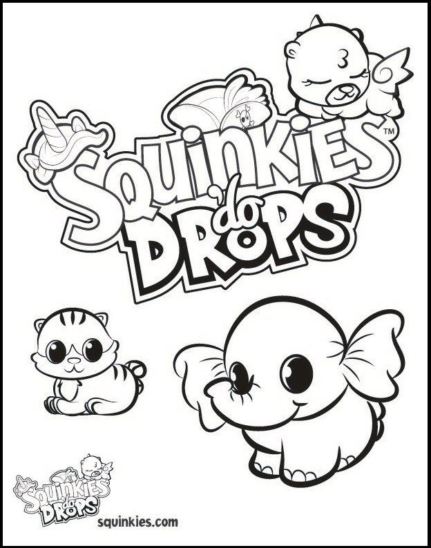 Pin on Squinkies Coloring and Activity Pages