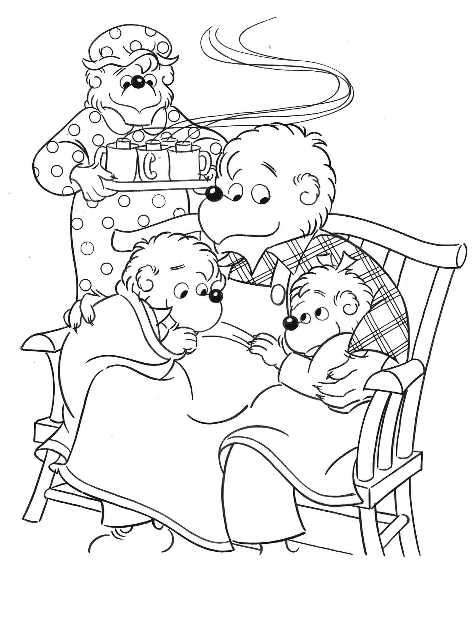 Berenstain Bears coloring pages