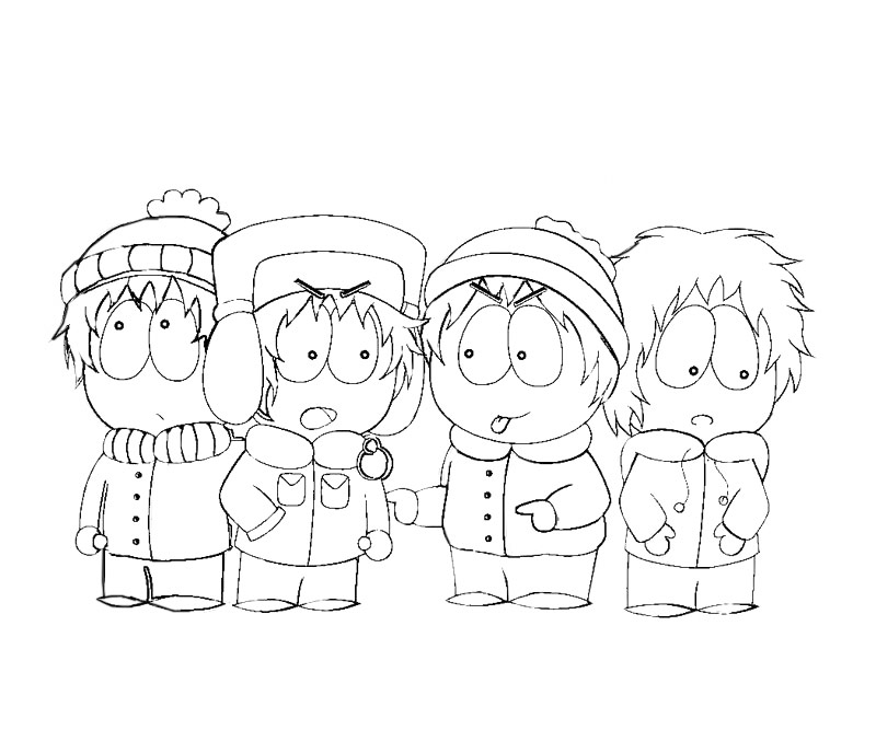 Drawing South Park #31179 (Cartoons) – Printable coloring pages