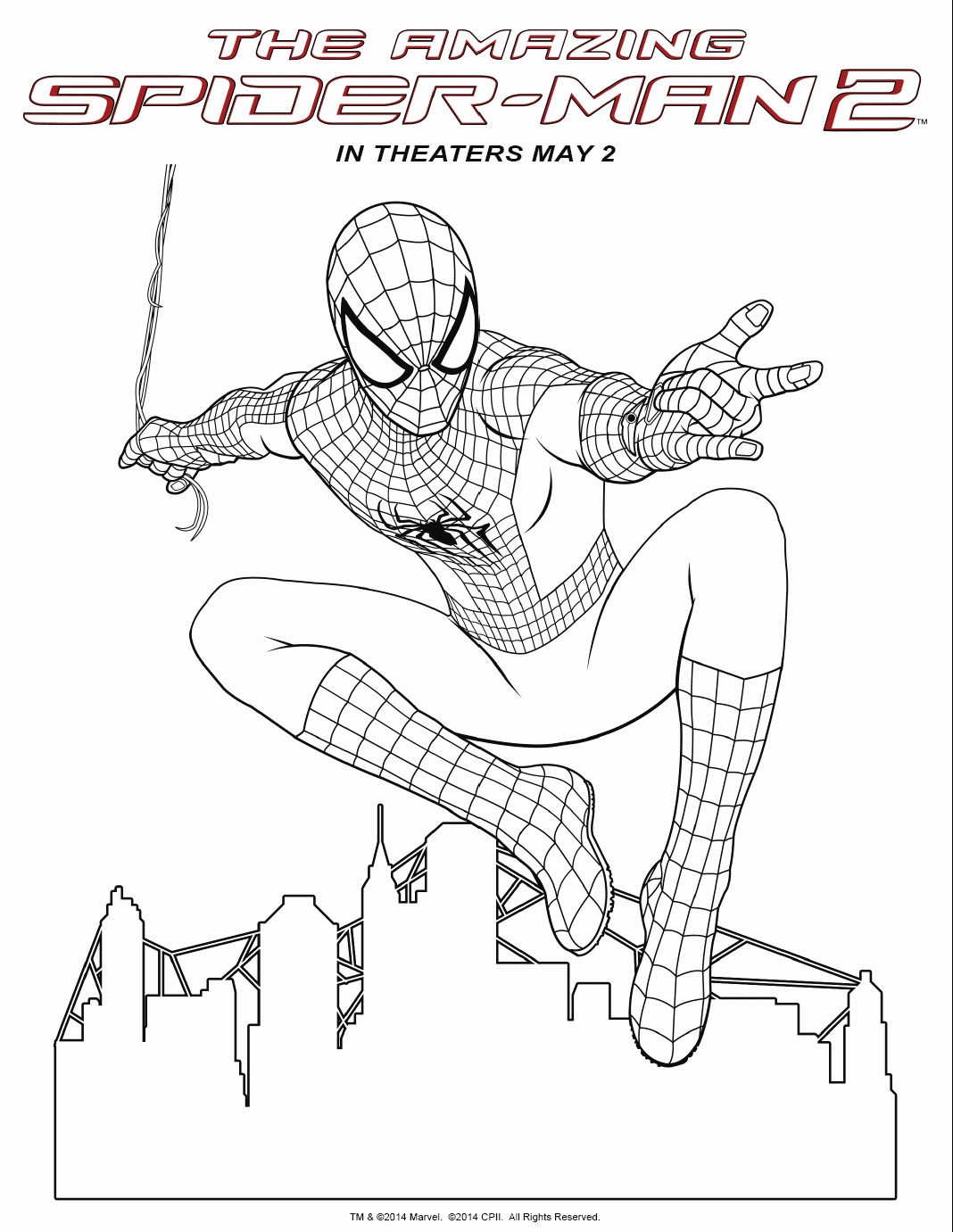 Spiderman Clipart Coloring Pages - Spider Man Coloring Pages Print And Color Com