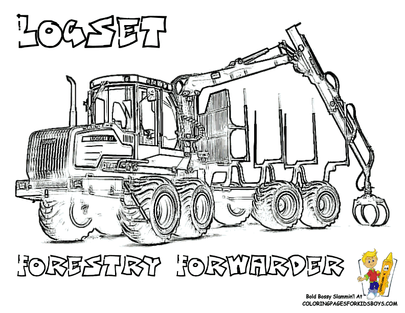 Construction Equipment Coloring Pages. heavy construction ...