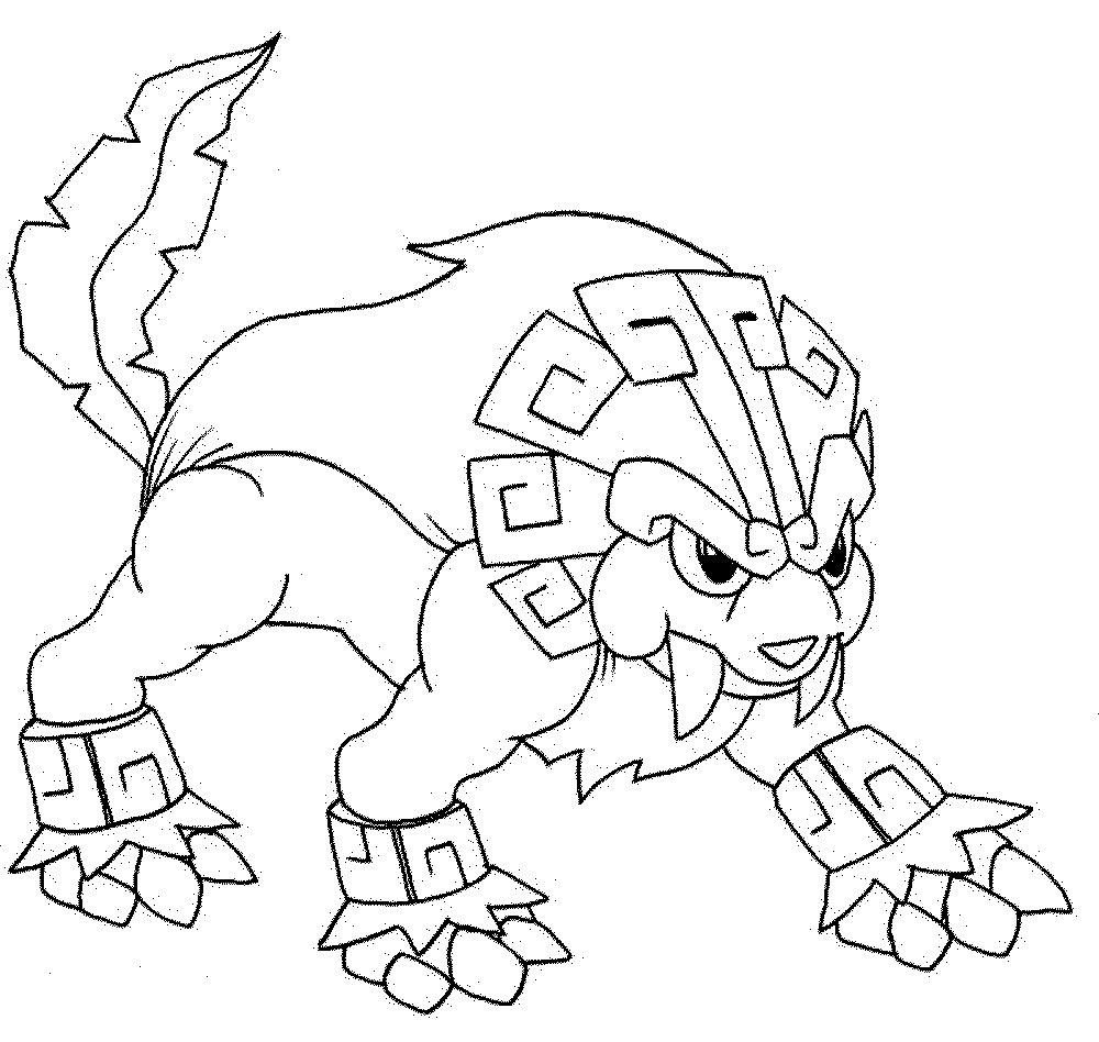 Printable Legendary Pokemon Coloring Pages