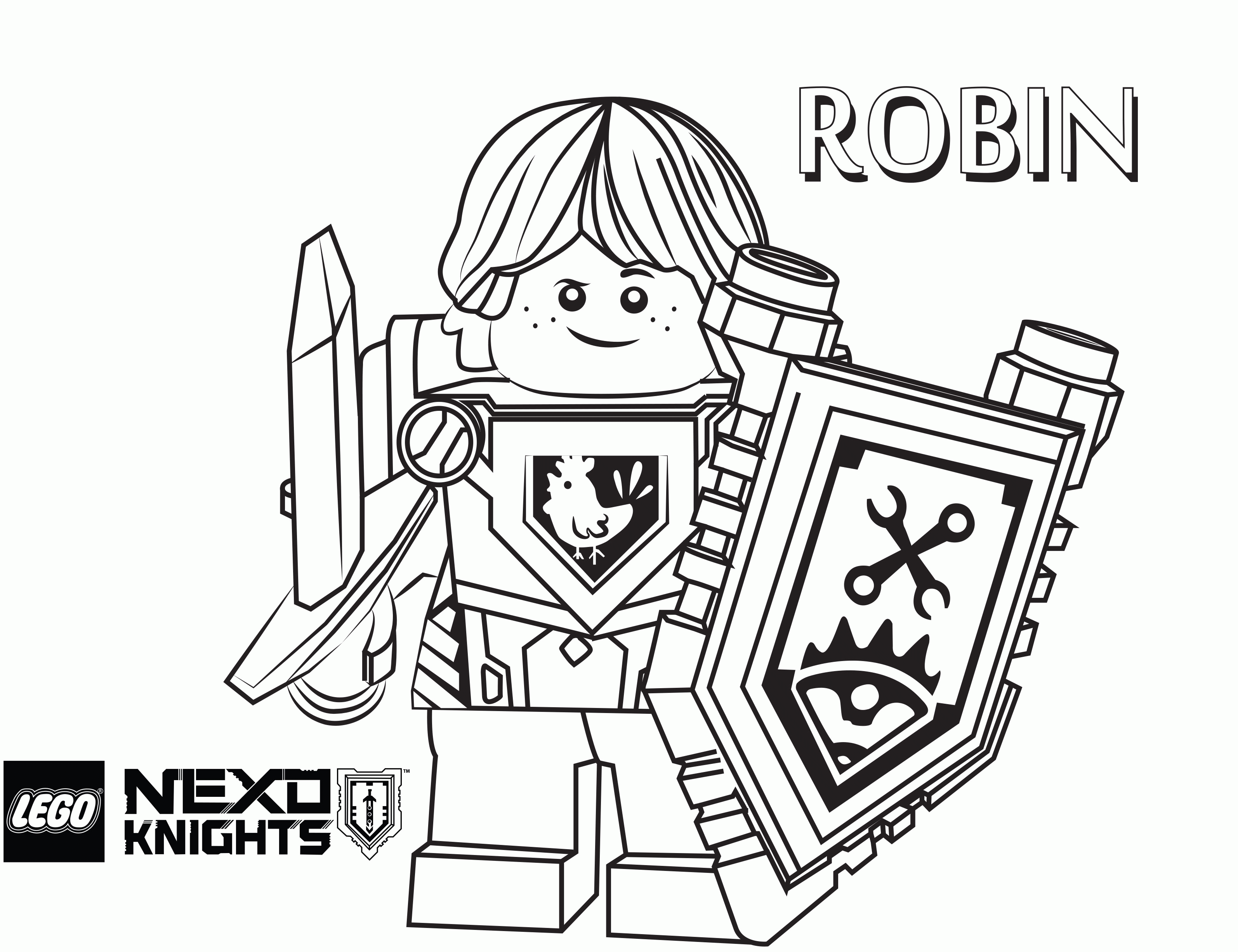 Free Knight Coloring Page - Coloring Home