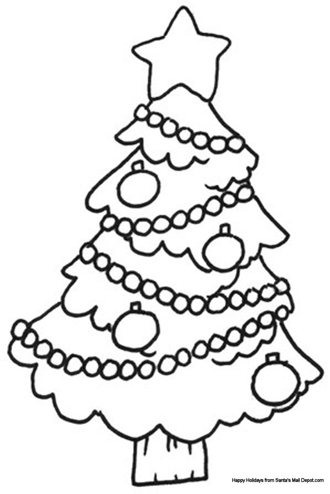 Christmas Coloring Pages For Toddlers - Coloring