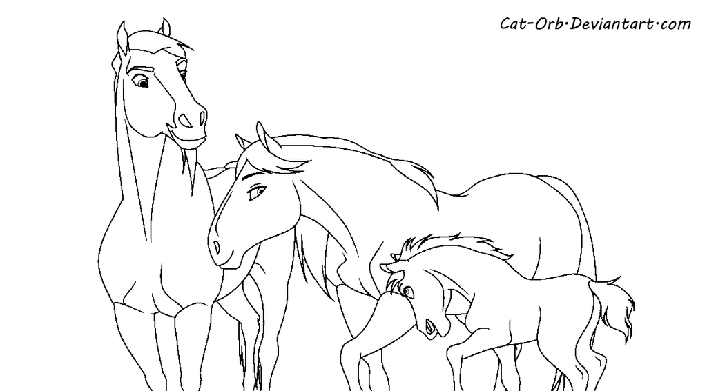 Disney Spirit Horse Coloring Pages - High Quality Coloring Pages