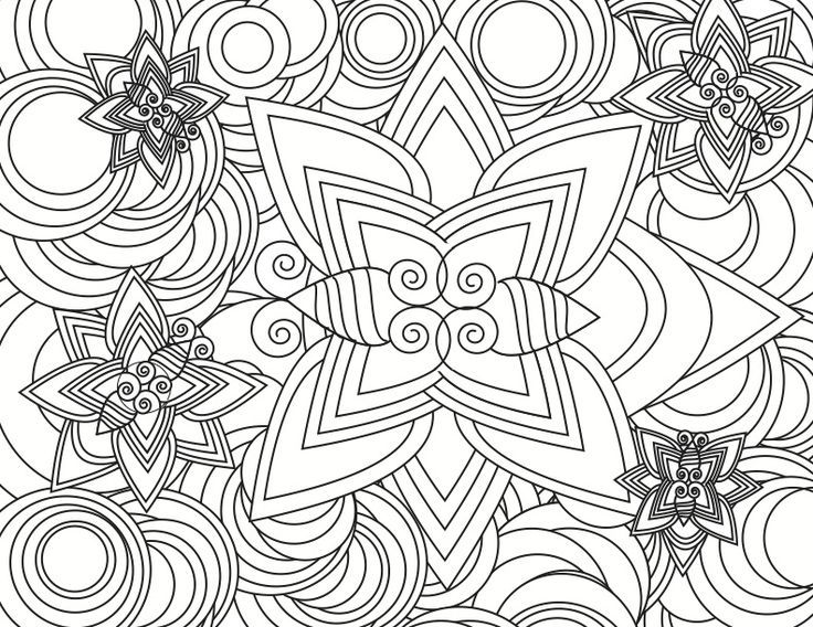 Complicated Pictures To Colour In - Coloring Pages for Kids and ...