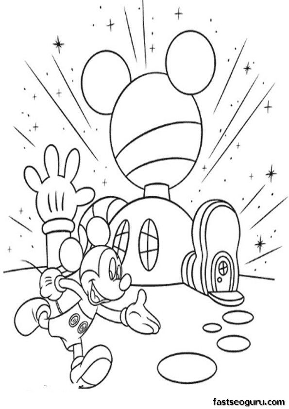 Mickey Mouse Clubhouse Pictures To Colour - High Quality Coloring ...
