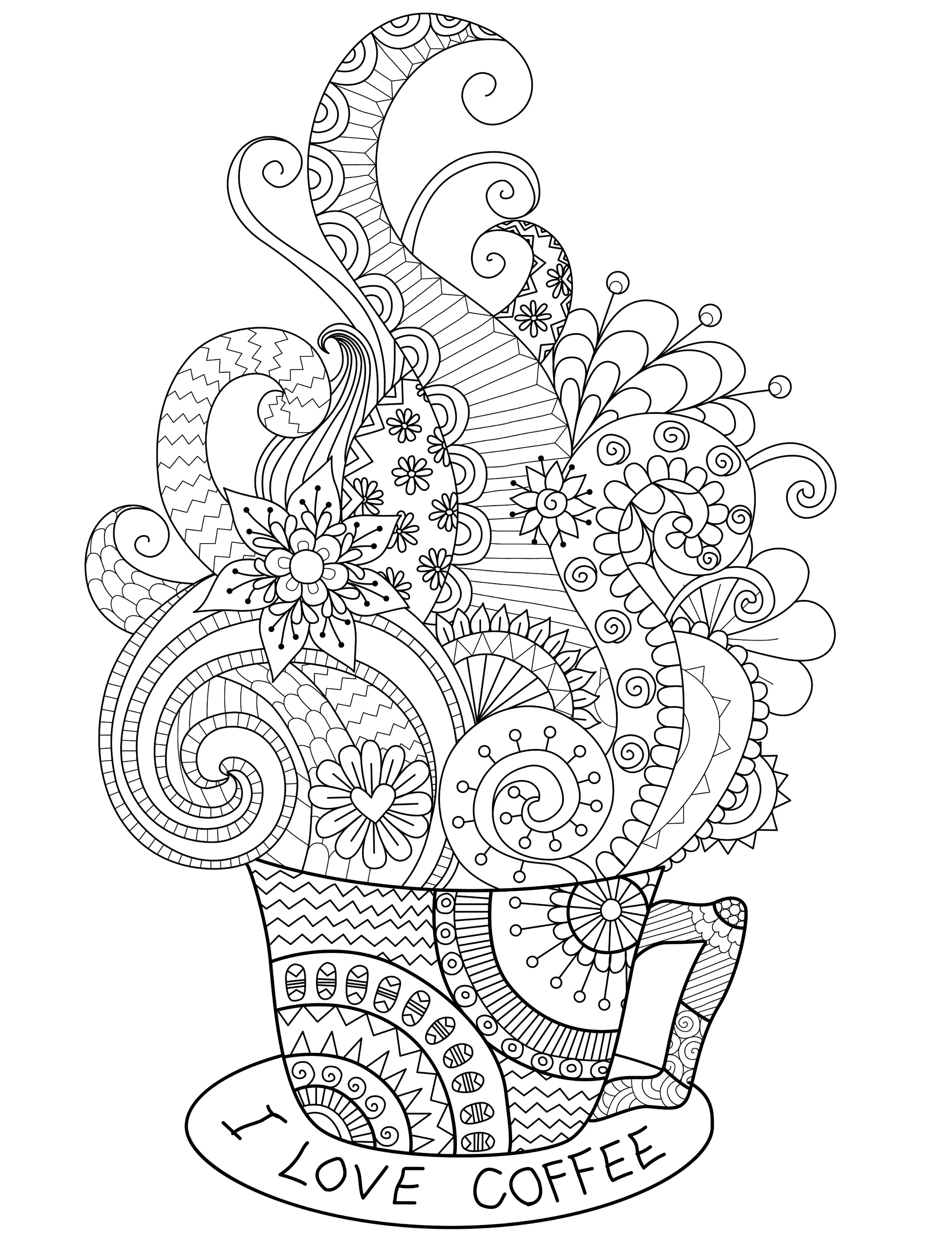 Coffee Shop Coloring Pages at GetDrawings.com | Free for ...