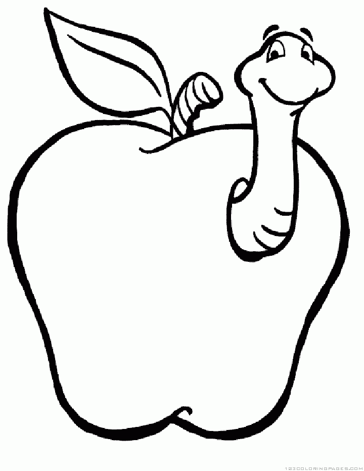 Worm Coloring Pages - Part 4