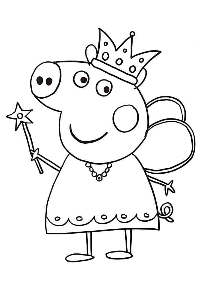 27 Peppa Pig Coloring Pages to Print and Color (2020) - Print Color Craft
