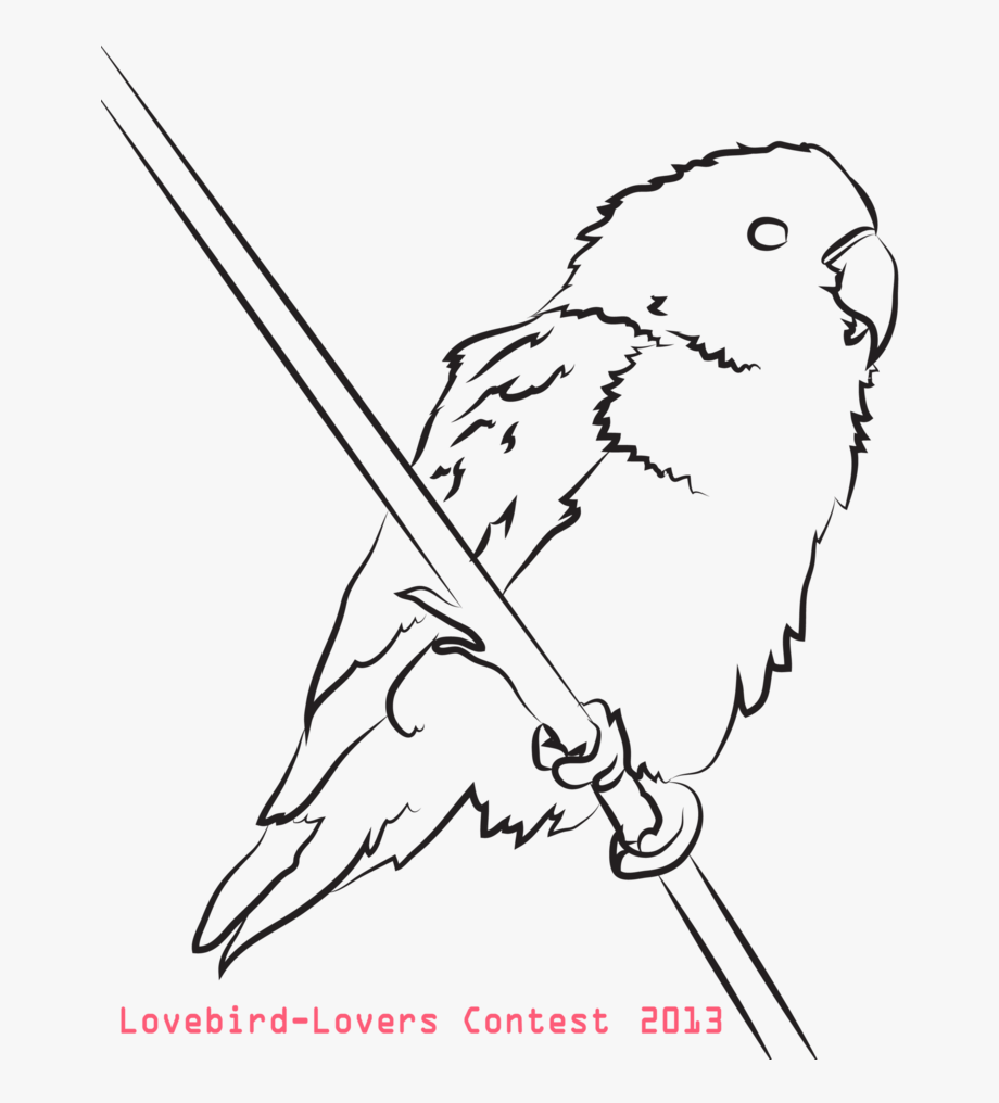 Love Birds Coloring Pages - Coloring Home