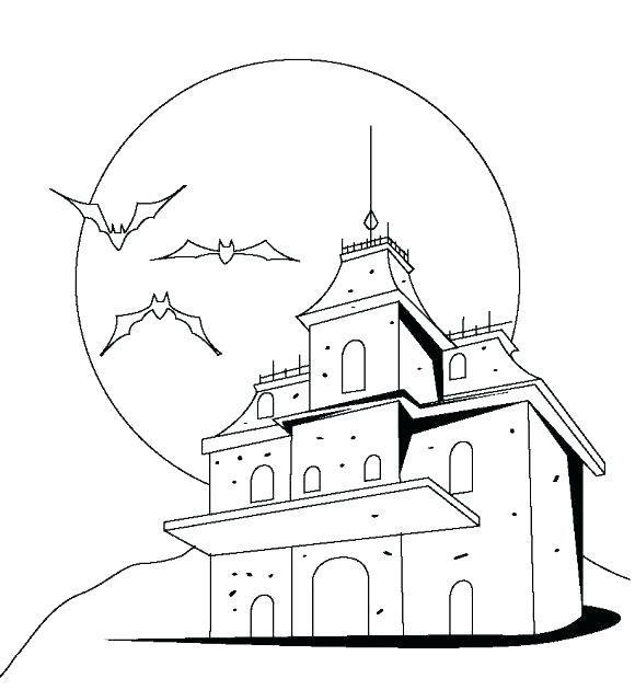 Disney Haunted Mansion Coloring Pages - Coloring Pages Kids 2019