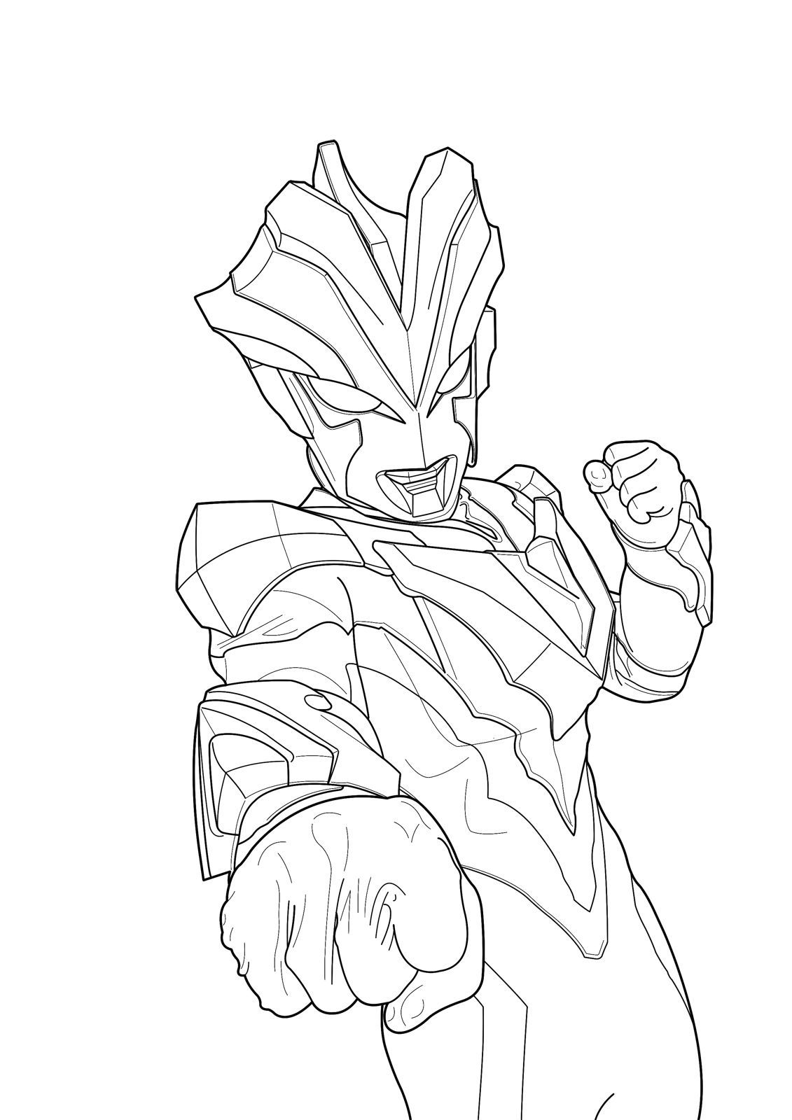 Ultraman Victory Coloring Pages   Coloring Home