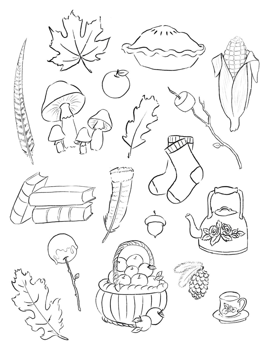 instant-download-autumn-printable-stickers-or-coloring-page