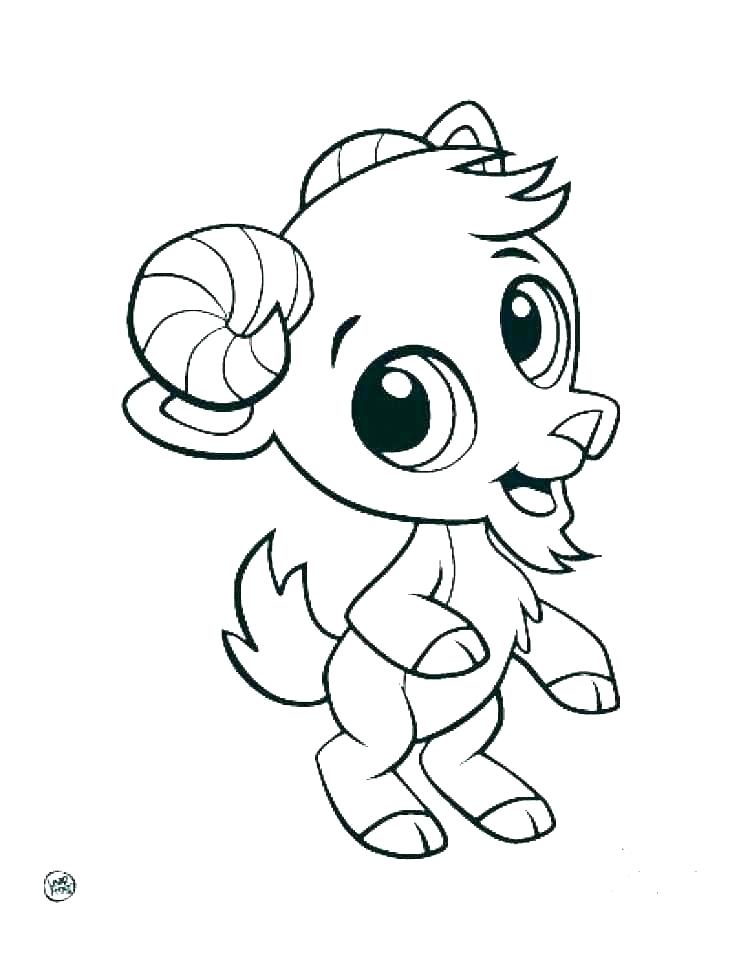 Cute Pets Coloring Pages - Coloring Home