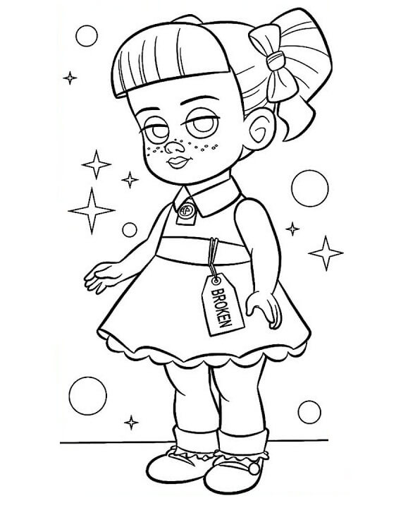 Gabby Gabby 3 Coloring Page - Free Printable Coloring Pages for Kids