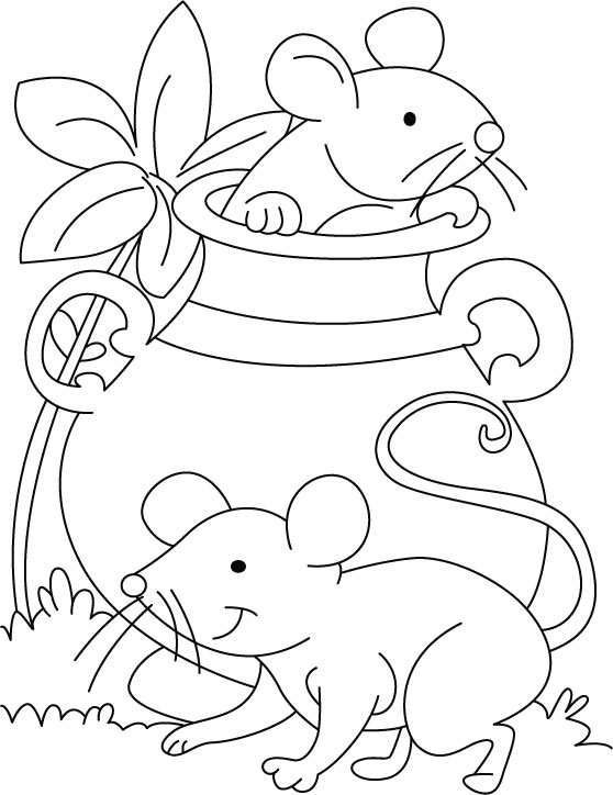 Mouse Coloring Pages | 360ColoringPages