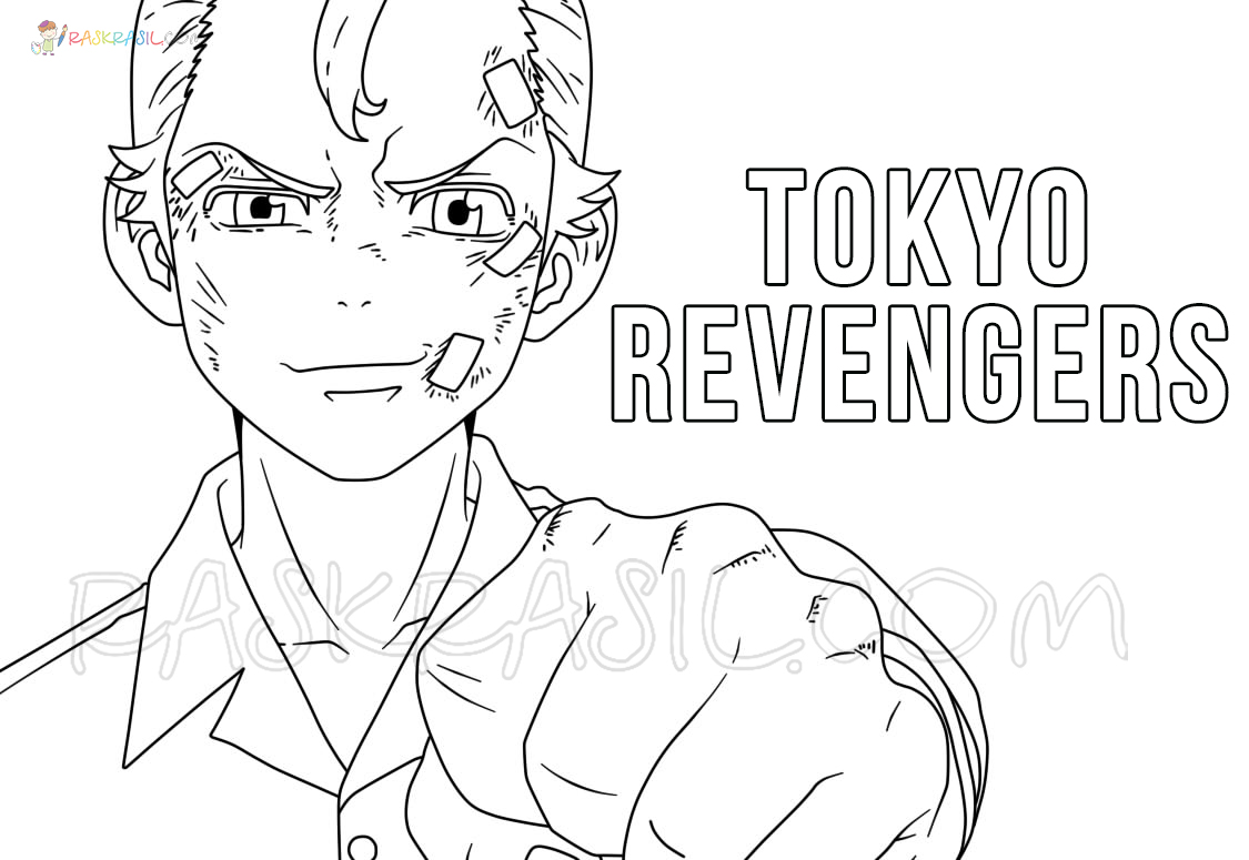 printable tokyo revengers coloring page Tokyo revengers coloring pages