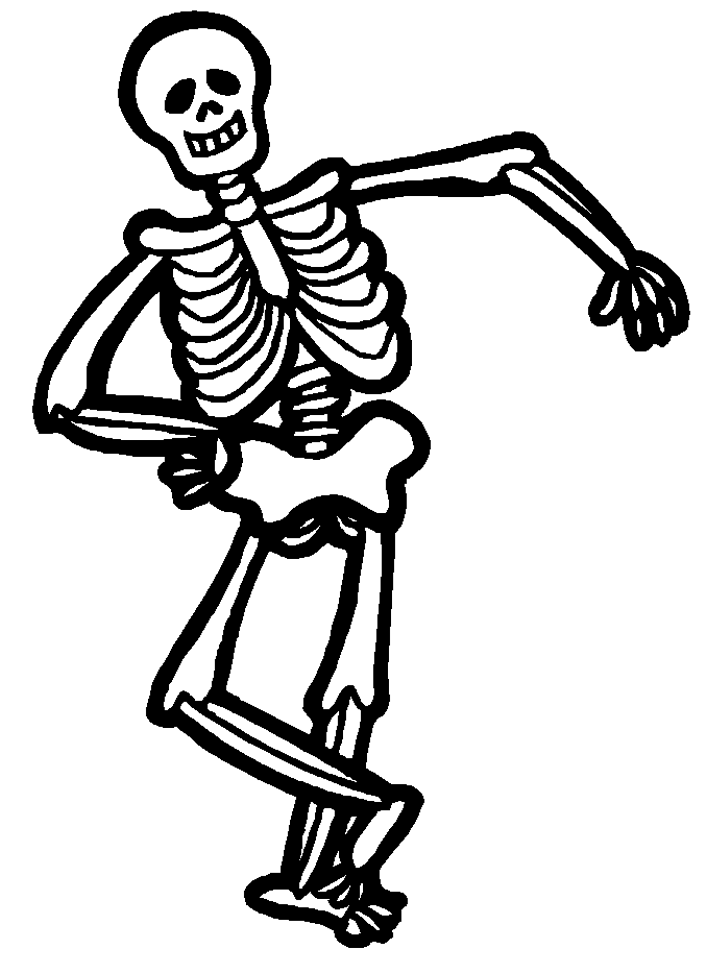 Printable Skeleton Coloring Pages Coloring Home