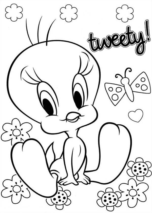 Download Free Printable Tweety Bird Coloring Pages - Coloring Home